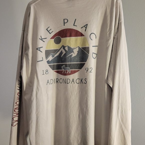 BLUE 84 BRAND MENS LAKE PLACID ADIRONDACKS 1892 LONG SLEEVE TSHIRT - Picture 5 of 8